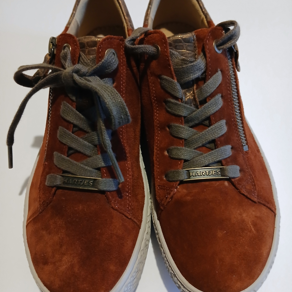 Womens HARTJES PHIL suade Shoes 4.5 US 7